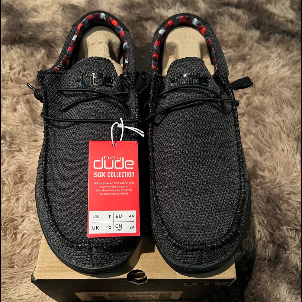 Authentic Men’s Hey Dudes brand new with box and tags. Size 11